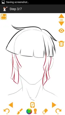 Draw Hair android App screenshot 10