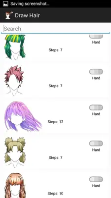 Draw Hair android App screenshot 12