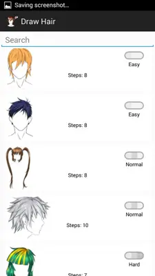 Draw Hair android App screenshot 13