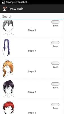 Draw Hair android App screenshot 14