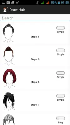 Draw Hair android App screenshot 15