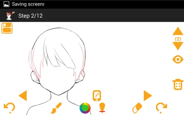 Draw Hair android App screenshot 3