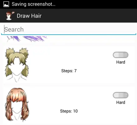 Draw Hair android App screenshot 4