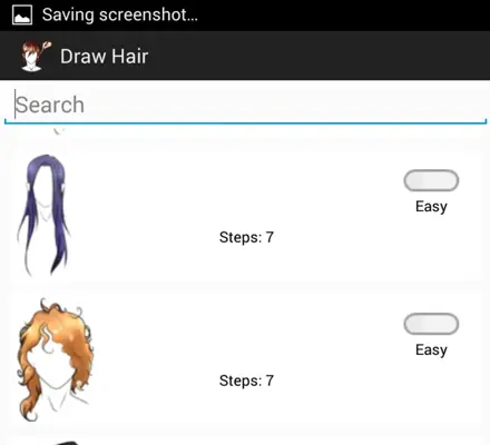 Draw Hair android App screenshot 6